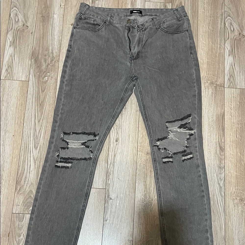 Grey jeans
